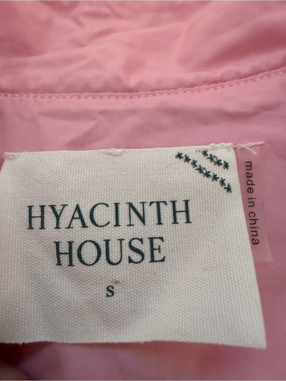 Hyacinth House Light Pink Embroidery Arem Caftan Dress - Picture 10 of 13